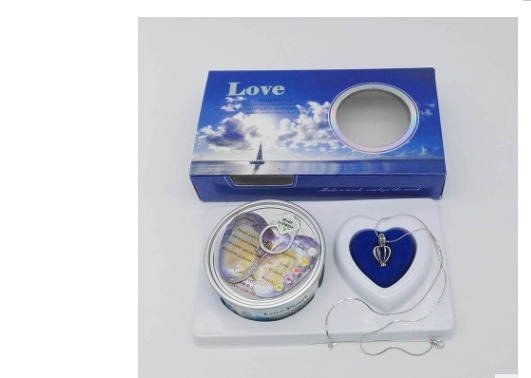 Coffret cadeau de bijoux en perles avec collier en perles d'eau douce