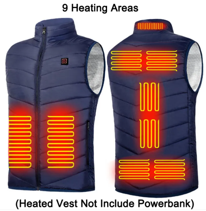 USB heated jacket