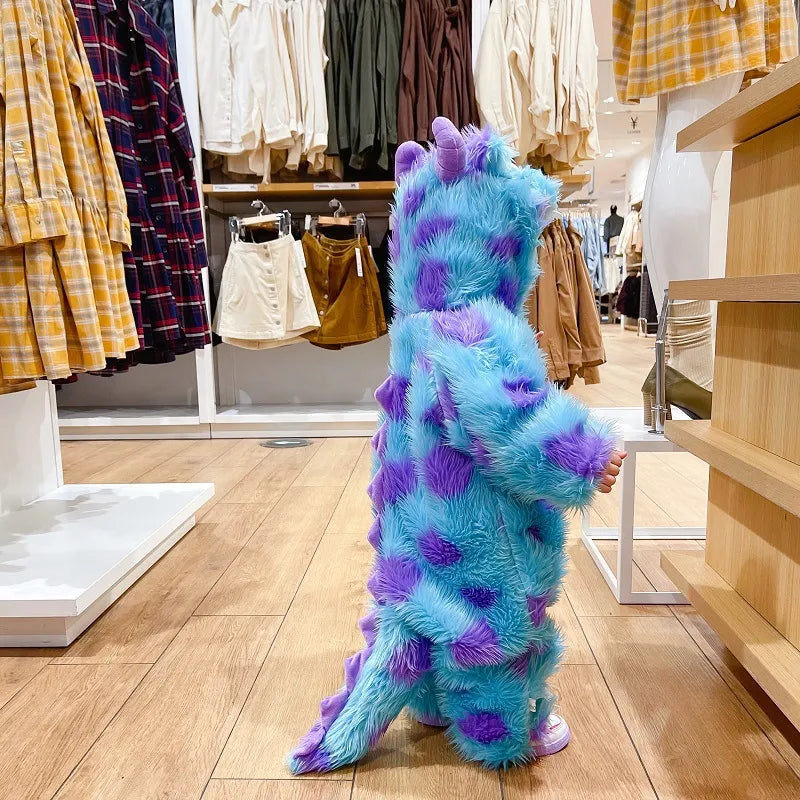 Mameluco para bebé con diseño de animalito, cierre y capucha